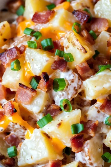 Delicious Loaded Baked Potato Salad: Easy Recipe!