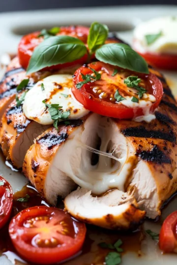 Irresistible Balsamic Grilled Chicken Caprese – Ready in Minutes!