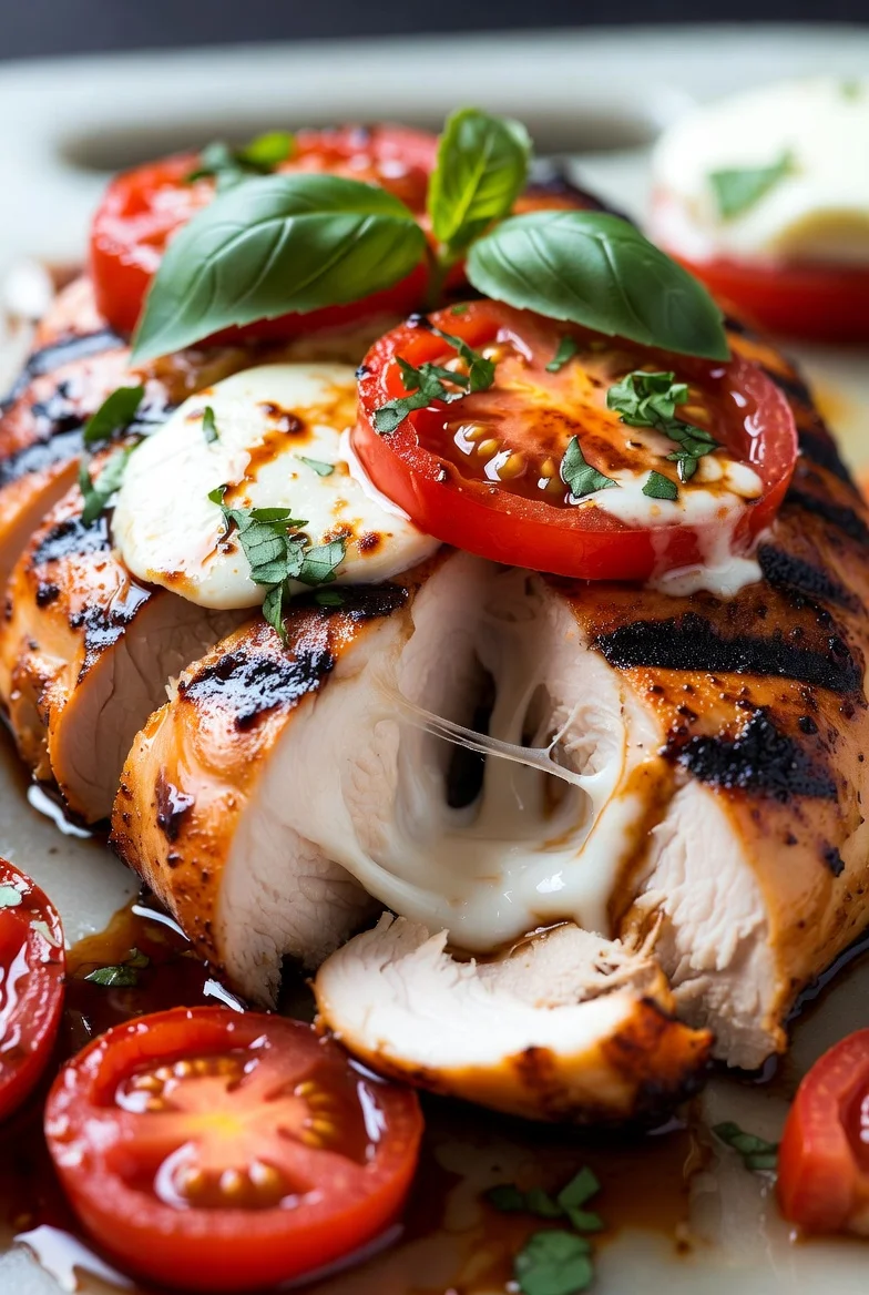 Irresistible Balsamic Grilled Chicken Caprese – Ready in Minutes!