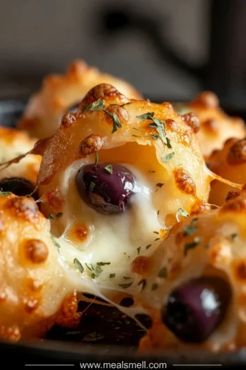Low Carb 3-Ingredient Cheese Olive Bombs Recipe