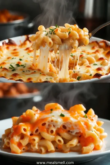 Oven-Baked 4-Ingredient Zesty Italian Macaroni recipe.