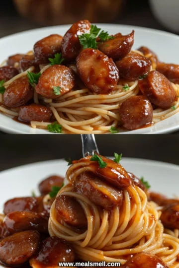 One-Pot Honey BBQ Sausage Pasta: An Easy Recipe.