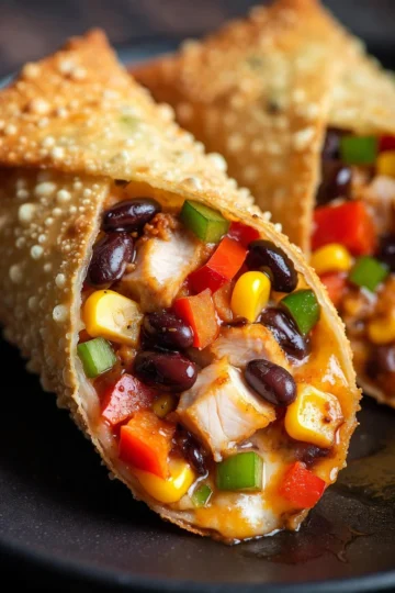 Southwest Chicken Egg Roll: Easy Crispy Recipe!