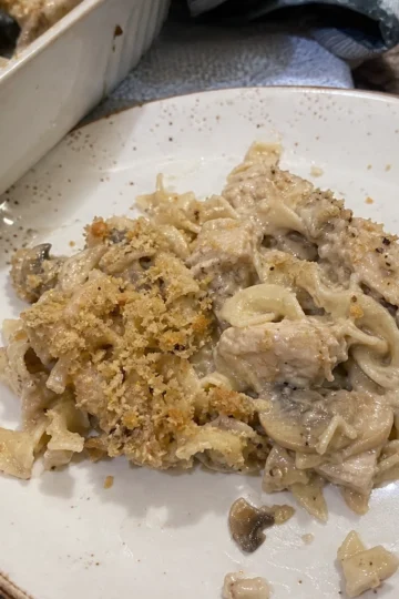 Chicken Stroganoff Bake