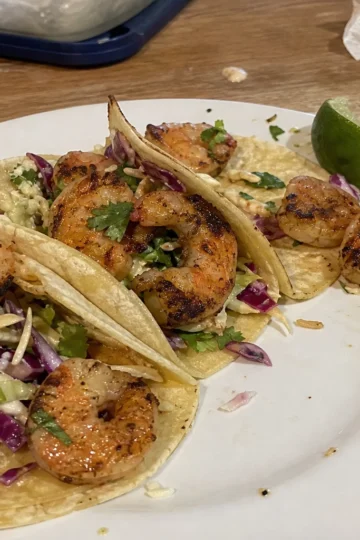 Honey-Lime Grilled Shrimp Tacos