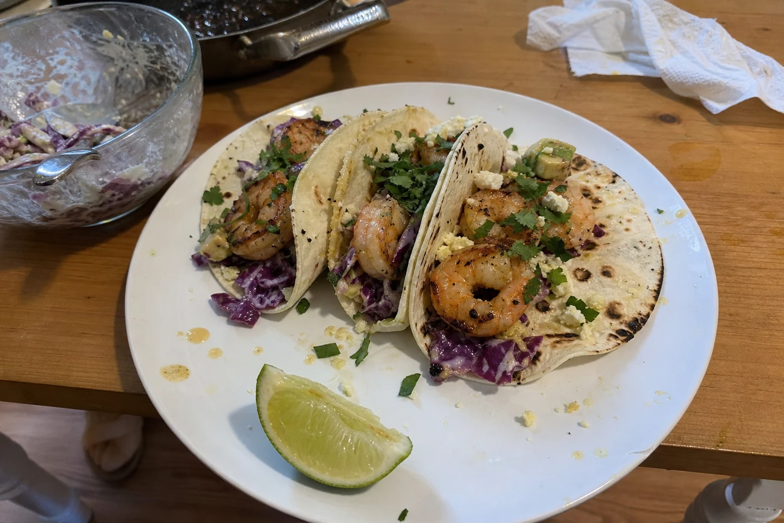 Honey-Lime Grilled Shrimp Tacos