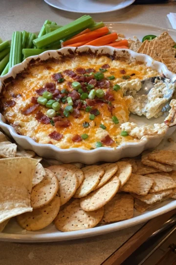 Creamy jalape1o popper dip garnished with cilantro and crispy panko