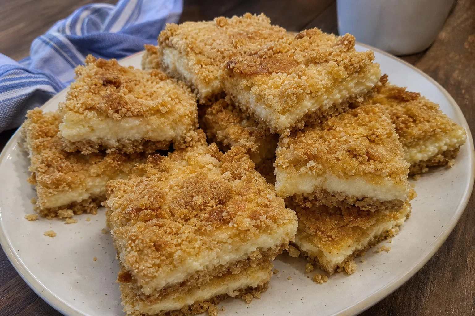 Ricotta Crumb Bars