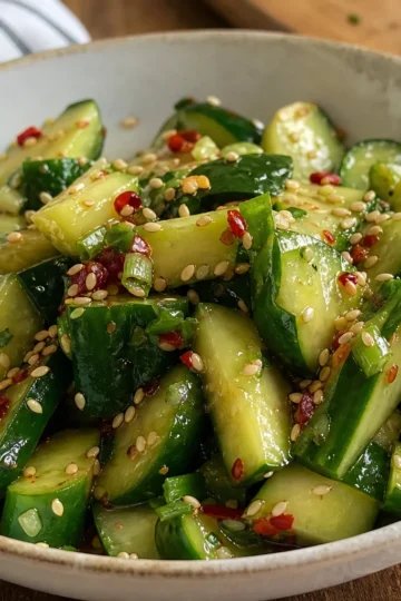 Spicy Asian Cucumber Salad
