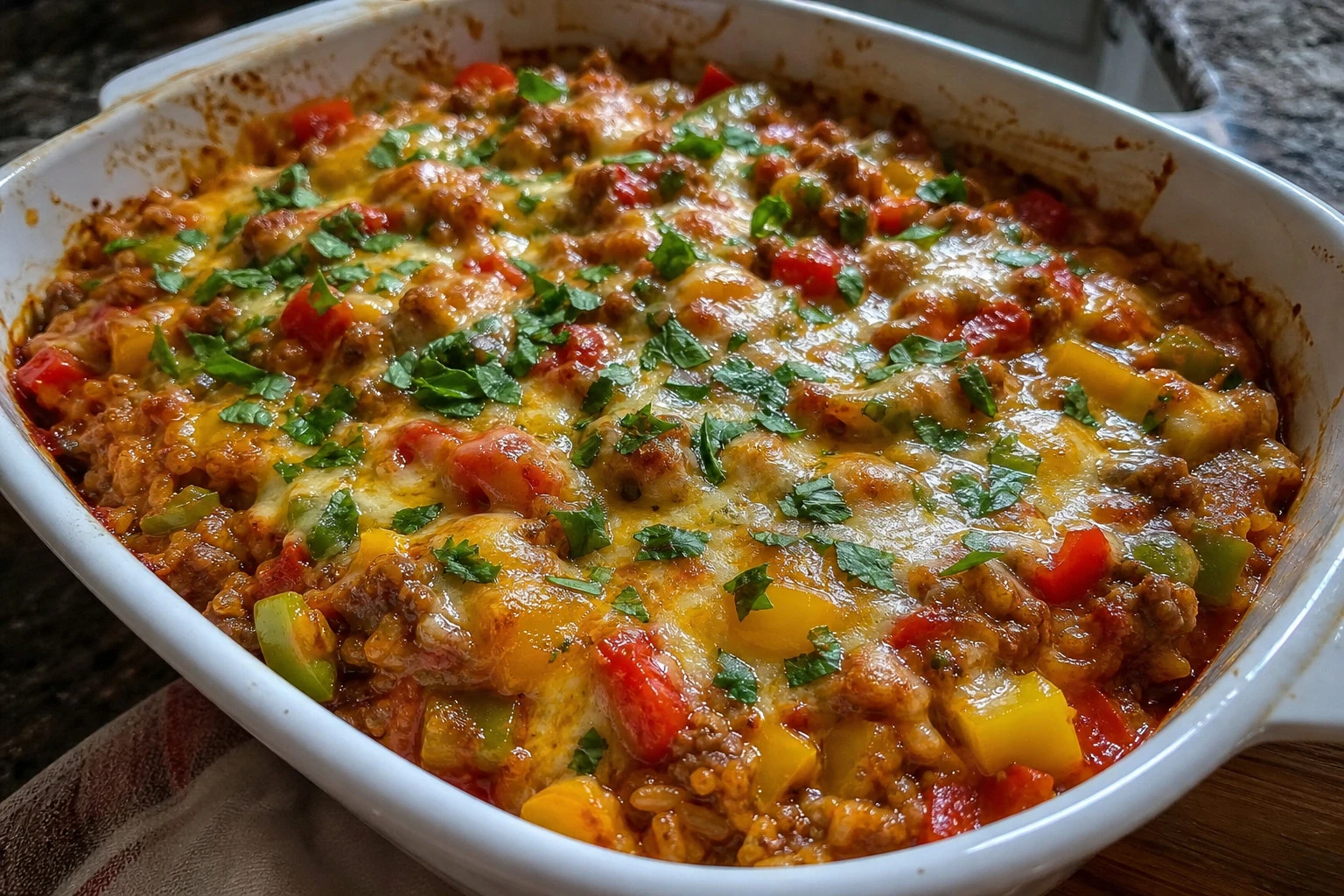 stuffed pepper casserole