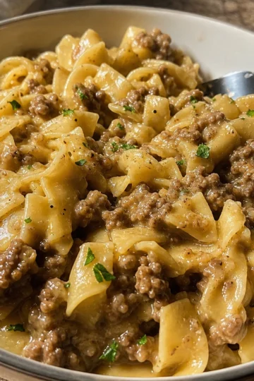 Super Easy Beef & Noodles - One Pot!