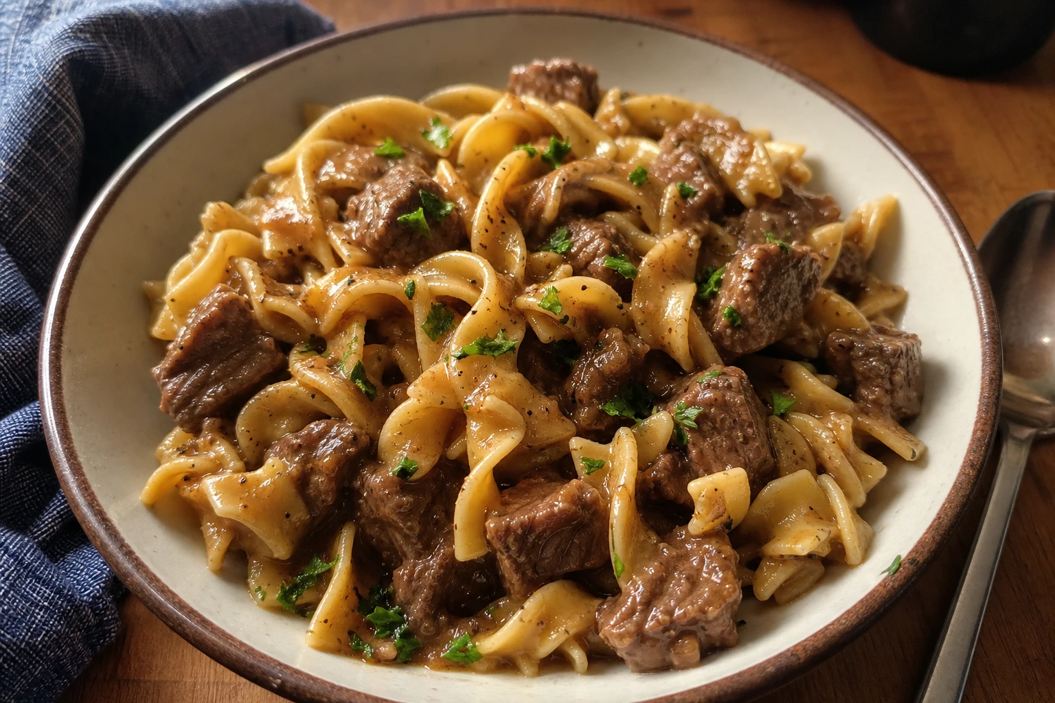 Super Easy Beef & Noodles - One Pot!